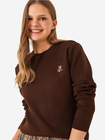 Pull-over 'Pullover' Bianco Lucci en marron