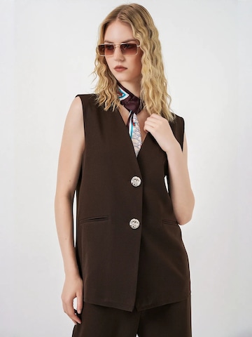 Gilet da completo di Bigdart in marrone: frontale