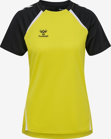 Hummel Performance Shirt 'Lead 2.0' in Yellow: front