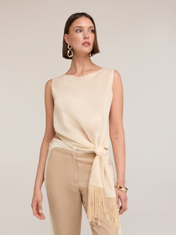 Haut MOTIVI en beige