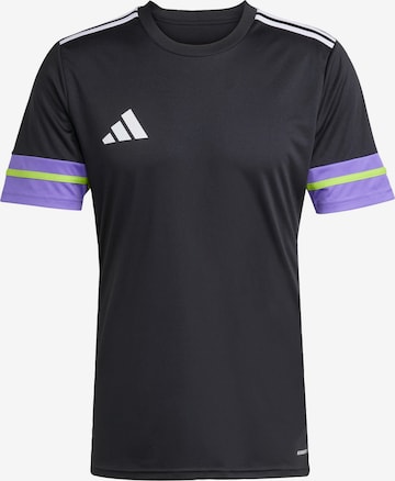 ADIDAS PERFORMANCE - Camiseta de fútbol 'Squadra 25' en negro: frente