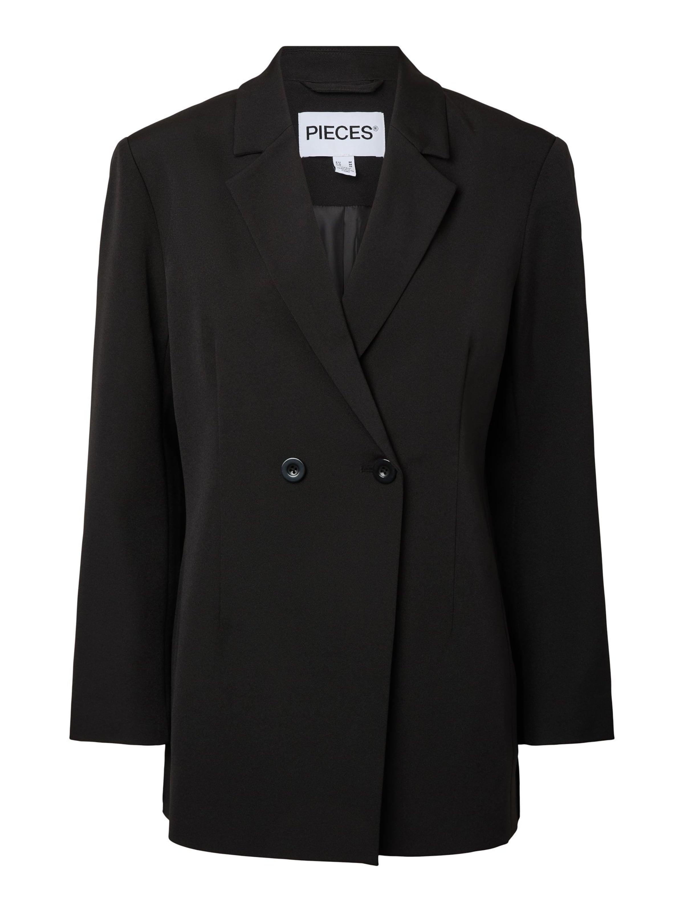 PIECES Blazer 'PCNoline' i sort: forside
