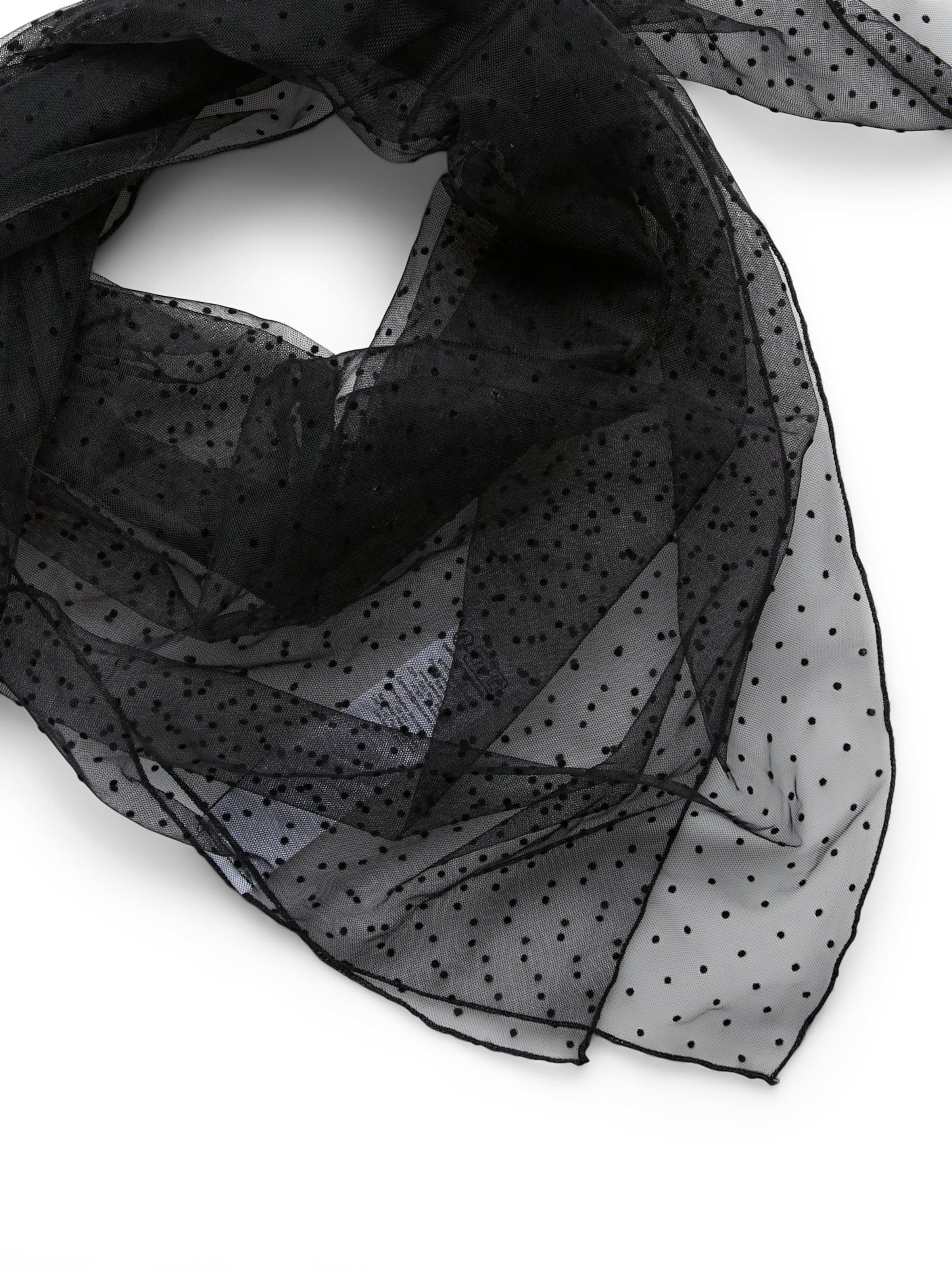 PIECES Schal in Schwarz