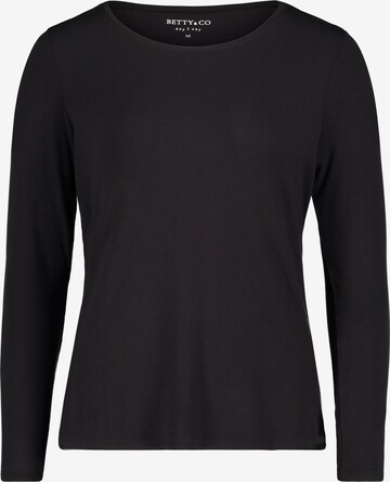 T-shirt Betty & Co en noir : devant