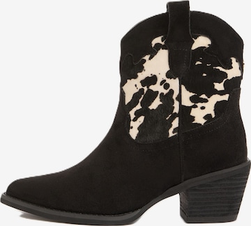Bottes de cowboy Lipsy en noir : devant