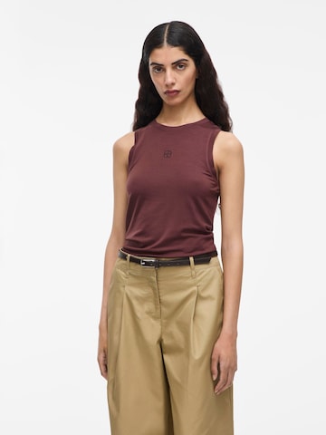 ROUGE EDIT Top in Bruin: voorkant
