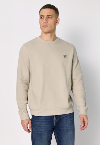 Street One MEN Sweatshirt in Beige: front