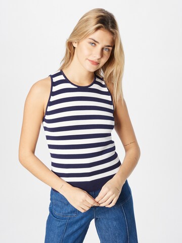 Lauren Ralph Lauren - Camiseta 'LEONARDA' en azul: frente