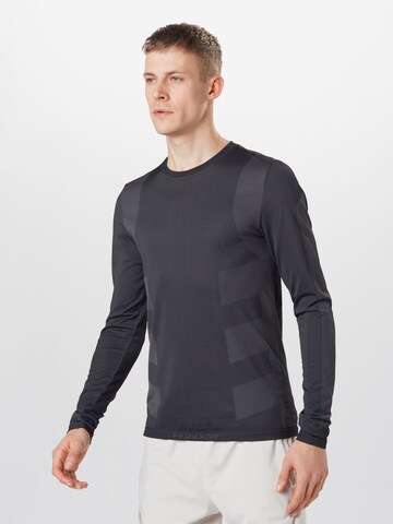 ADIDAS PERFORMANCE Functioneel shirt 'Studio' in Grijs: voorkant