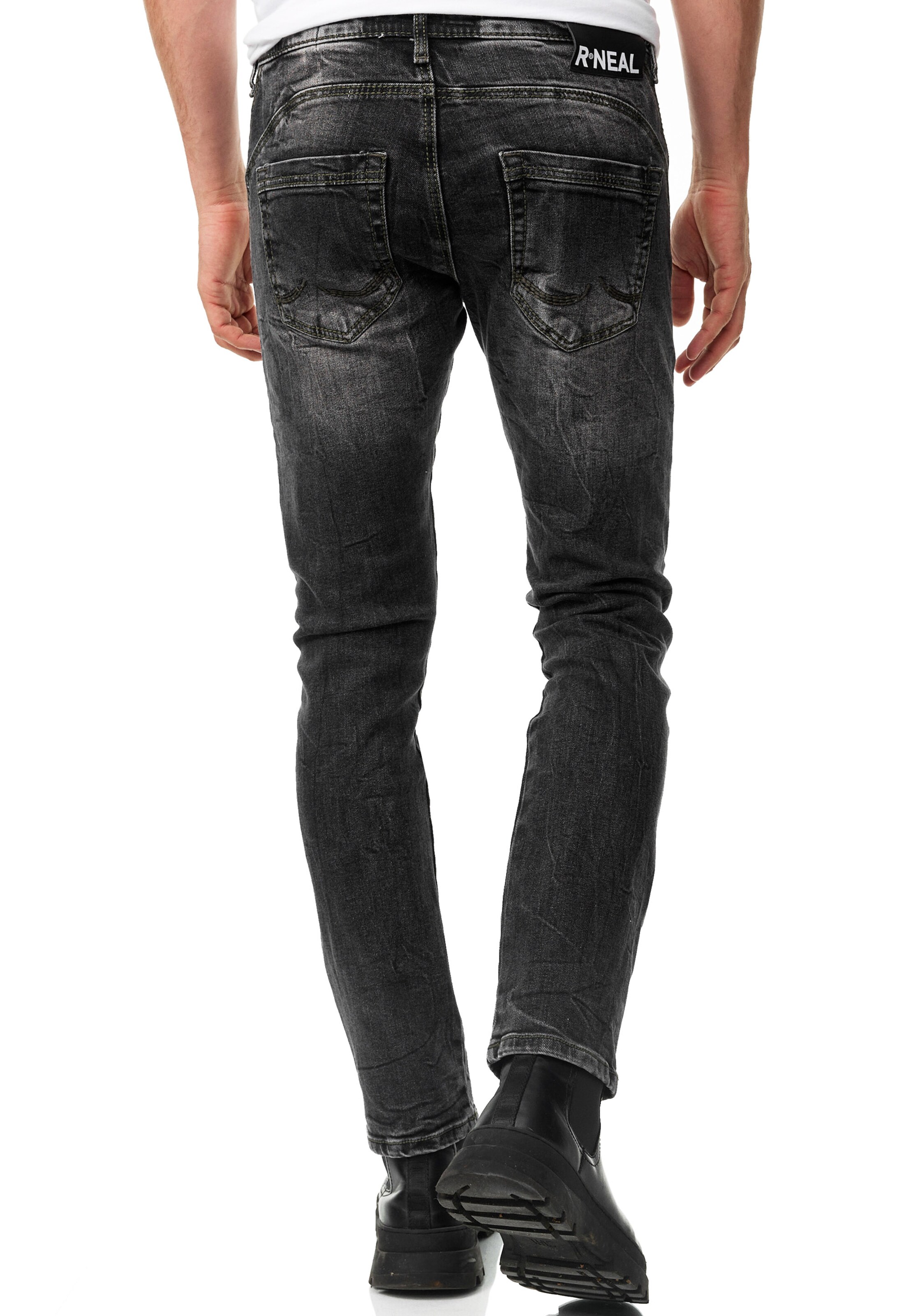Rusty Neal Regular Jeans 'YAMATO' in Grau