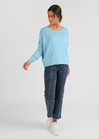 eve in paradise Pullover 'Gesa' in Blau