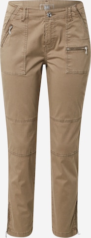 MAC Spodnie w kolorze brązowy: przód