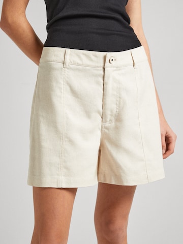 Pepe Jeans Szeroka nogawka Spodnie 'TILLY' w kolorze biały: przód