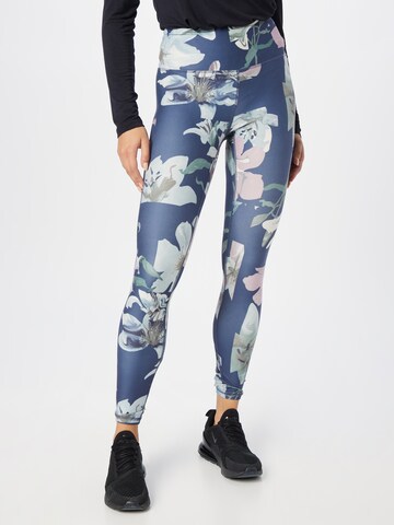 Coupe slim Pantalon de sport 'CYNTHIA' Marika en bleu : devant