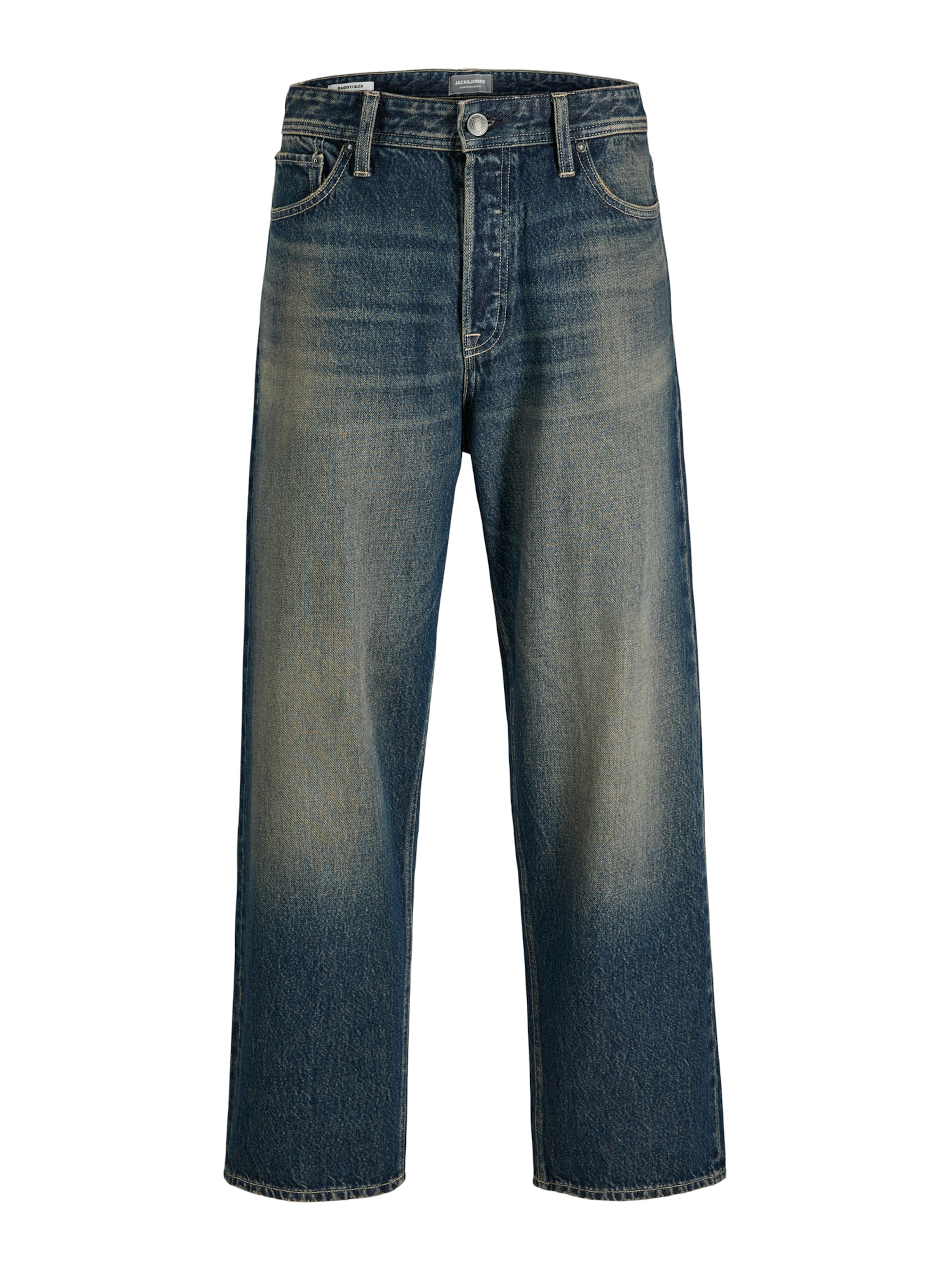 JACK & JONES Baggy Jeans 'JJIAlex JJOriginal' in Blue: front
