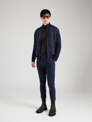BOSS Tapered Broek in Blauw