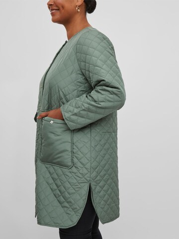 VILA Between-Seasons Coat in Green