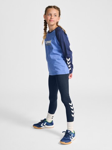 Skinny Pantalon de sport Hummel en bleu