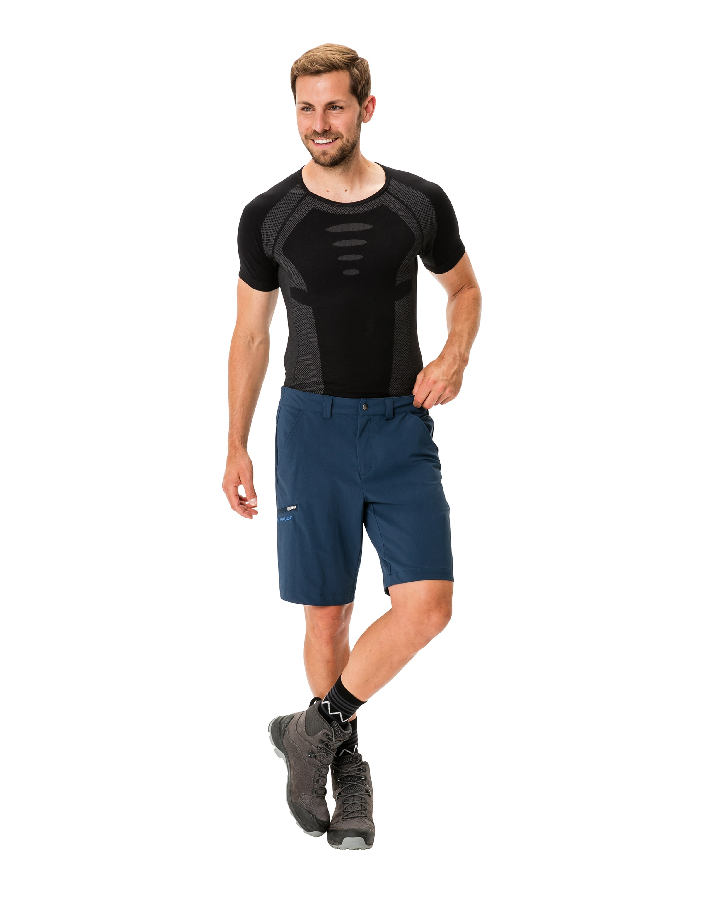 VAUDE Regular Outdoor trousers 'Farley II' in Blue