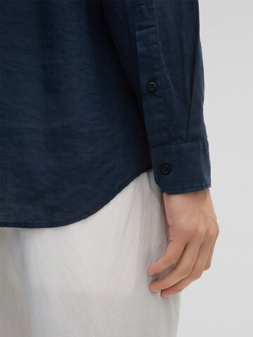 STRELLSON Slim fit Button Up Shirt 'Ceasar' in Blue