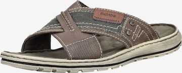 Mule ROHDE en marron : devant