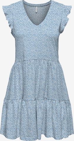 Robe 'MAY' ONLY en bleu : devant