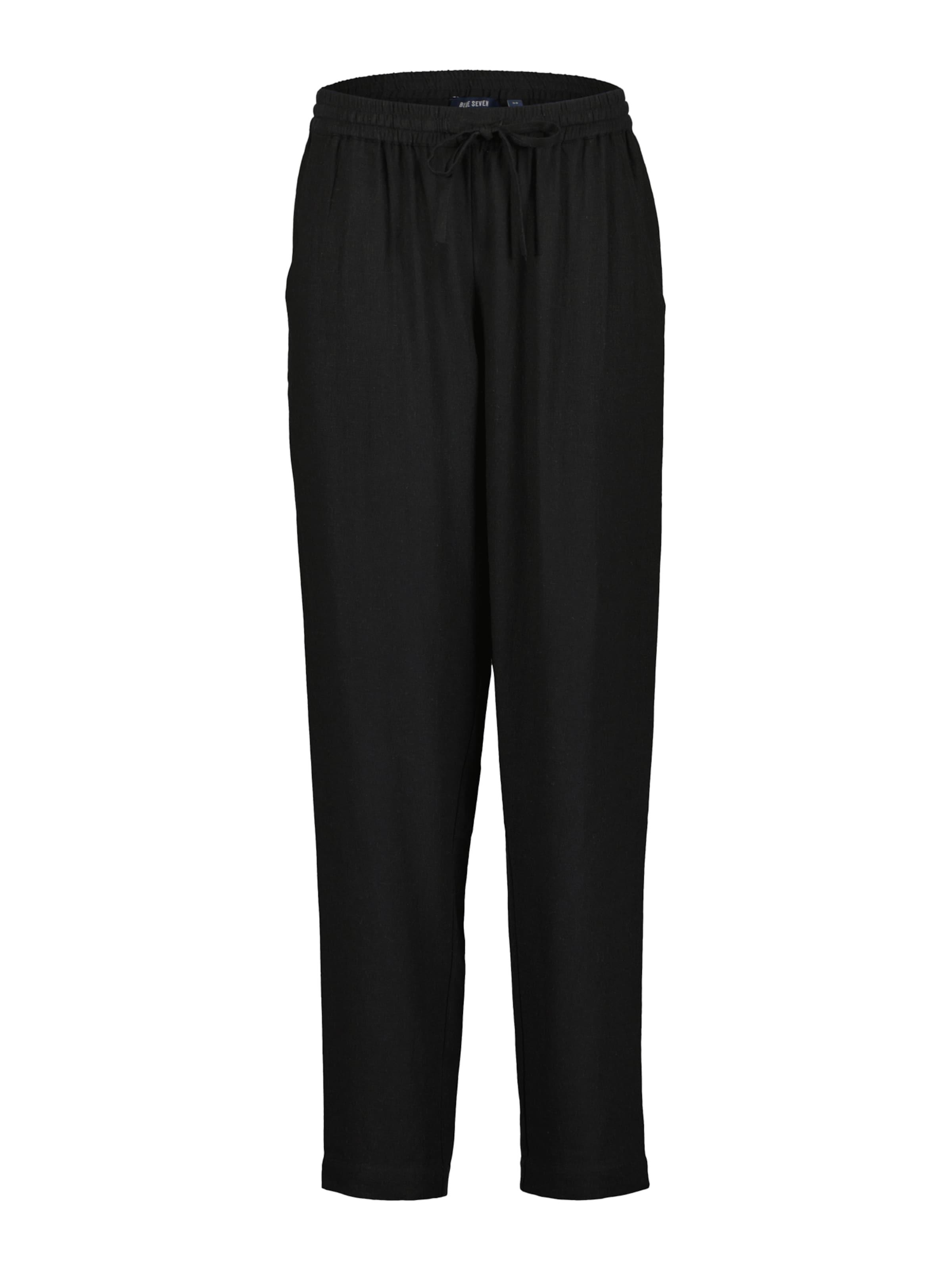 BLUE SEVEN - Loosefit Pantalón en negro: frente