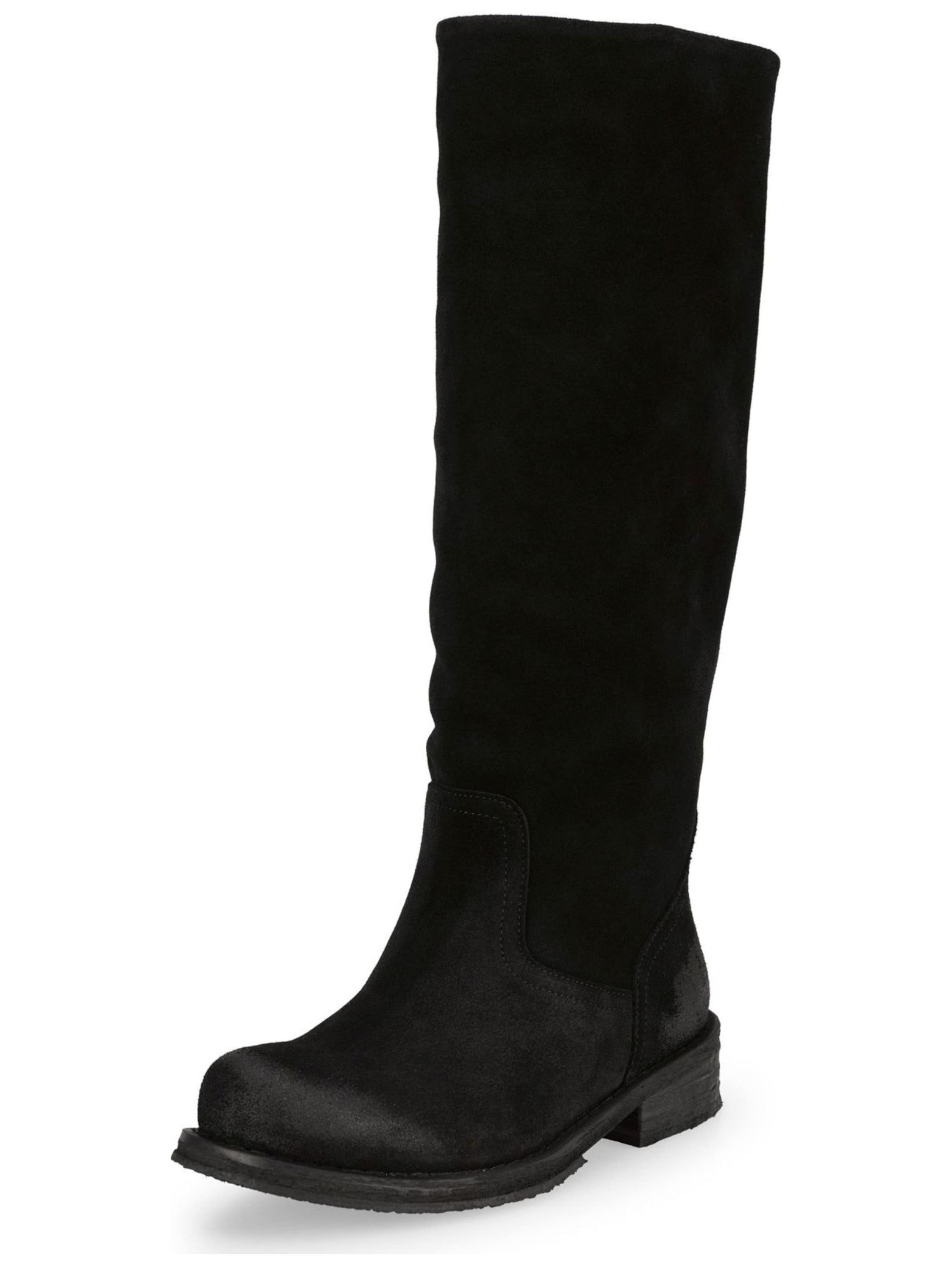 Felmini Wide Fit Boots in Black: front