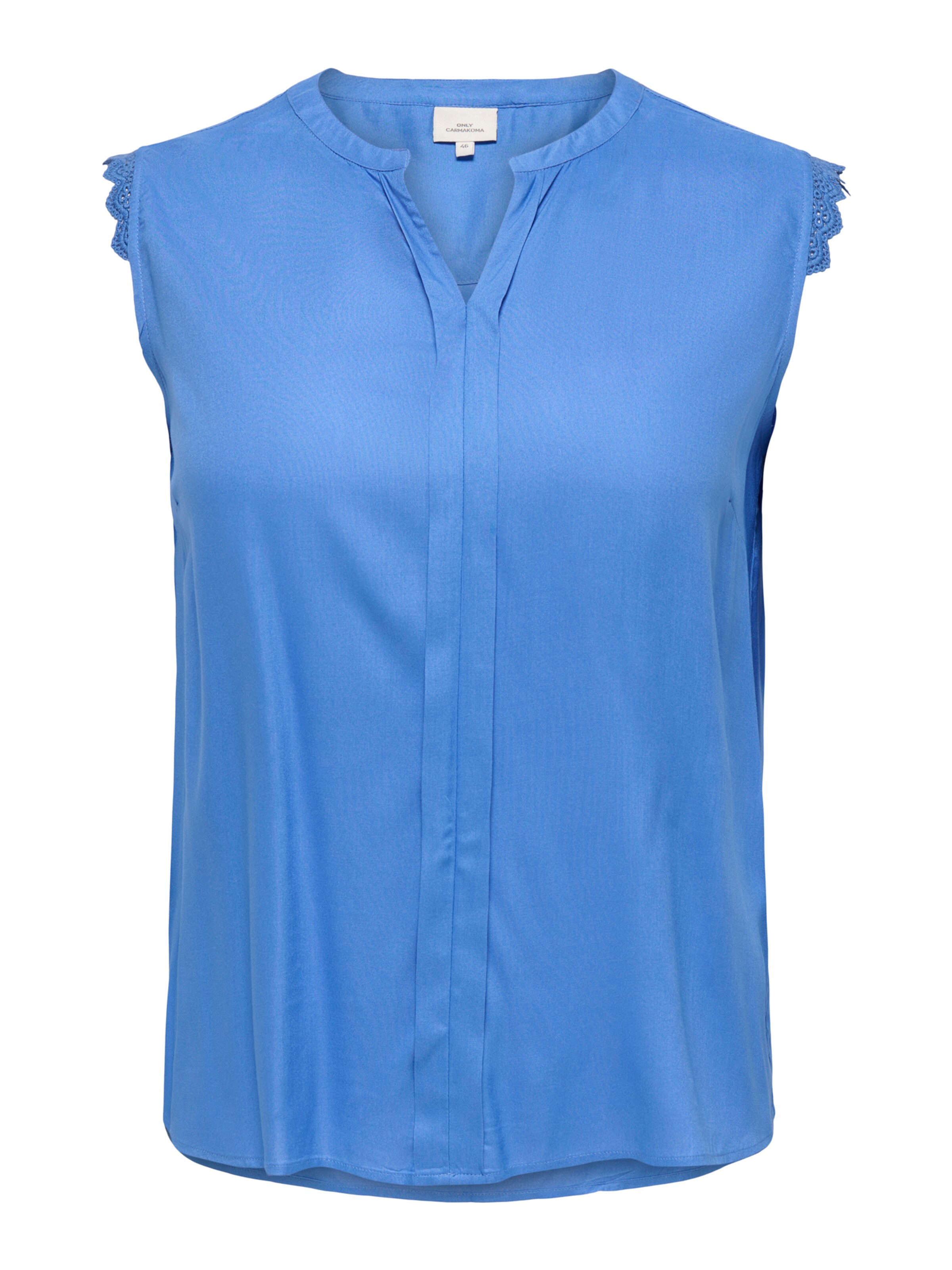 ONLY Carmakoma Blus 'CARMUMI' i blå: framsida