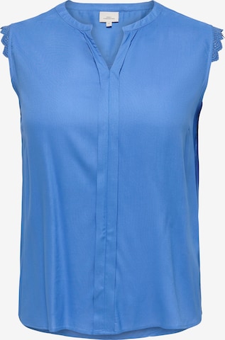 ONLY Carmakoma Blus 'CARMUMI' i blå: framsida