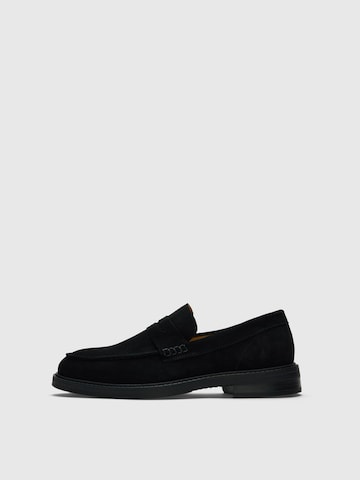 Mocassin SELECTED HOMME en noir : devant