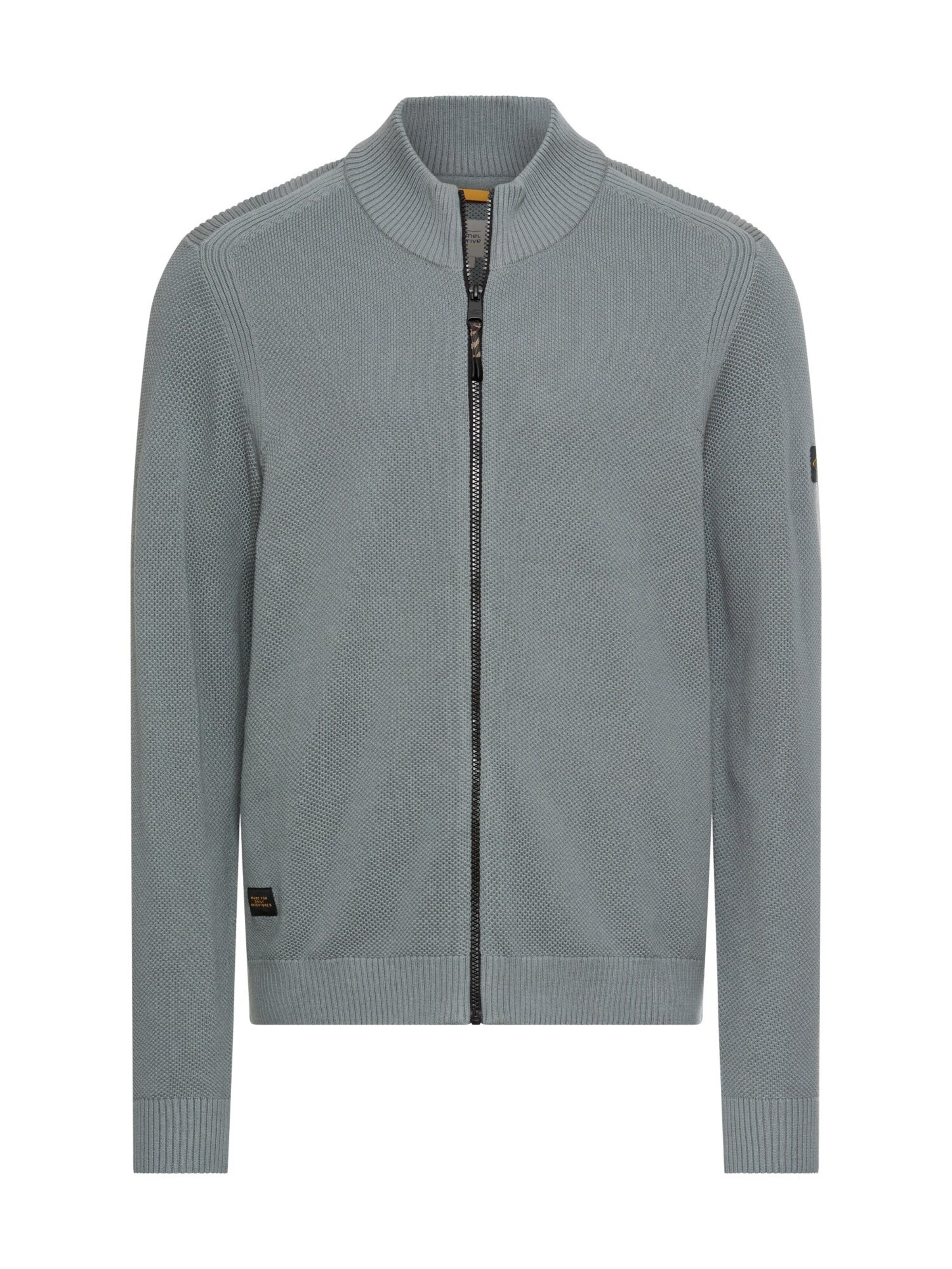 CAMEL ACTIVE Strickjacke in Grau: Vorderseite