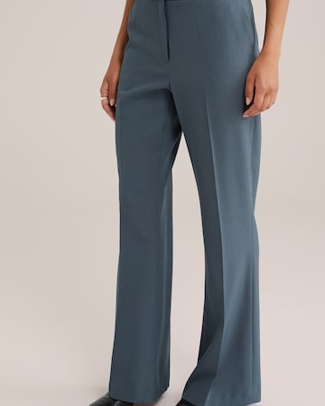 WE Fashion - Flared Calças em azul