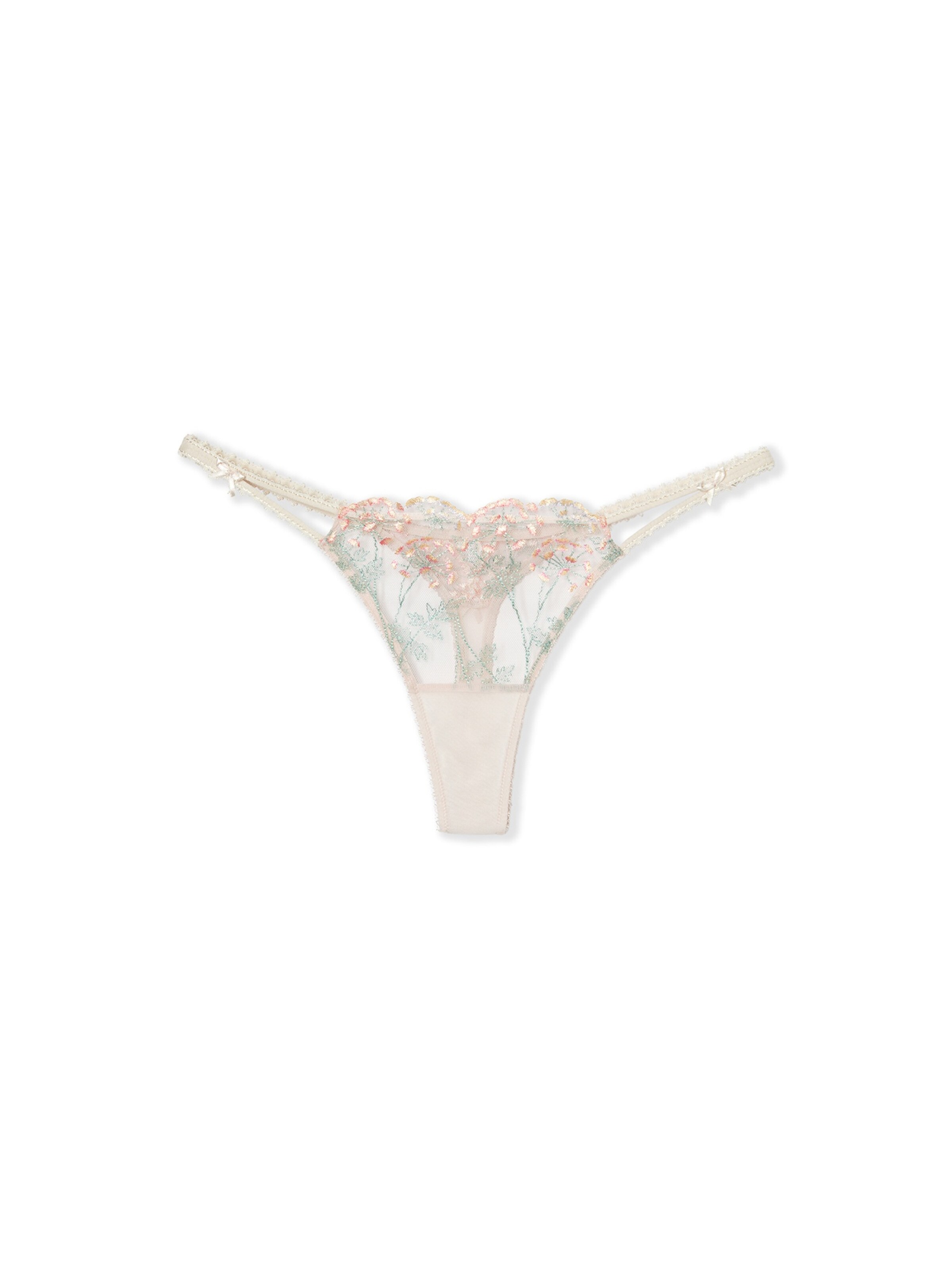 ETAM Thong 'Infusion' in XXS in Kitt / Pastel green / Pastel red, Item view