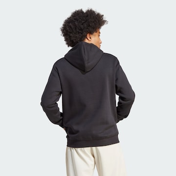 melns ADIDAS ORIGINALS Sportisks džemperis 'Trefoil Essentials'