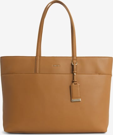 Calvin Klein Shopper in Brown: front