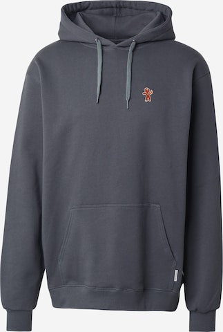 Sweat-shirt 'Cookieman' Iriedaily en gris : devant
