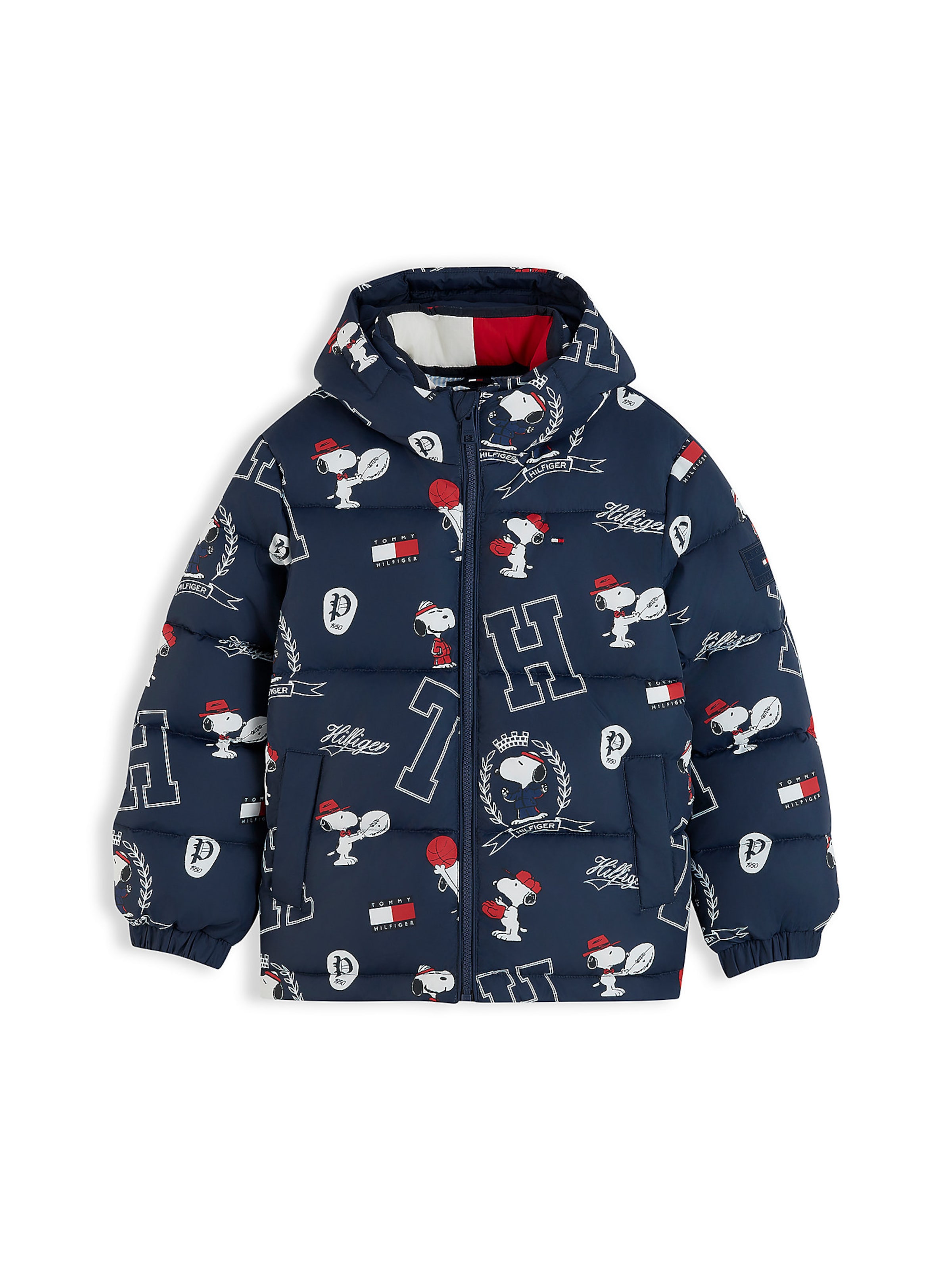 TOMMY HILFIGER Jacke 'PEANUTS' in Blau: Vorderseite