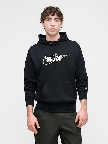 Nike Sportswear Sweatshirt 'Club' i svart