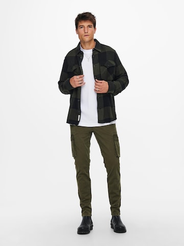 Only & Sons Regular fit Ing 'Milo' - zöld