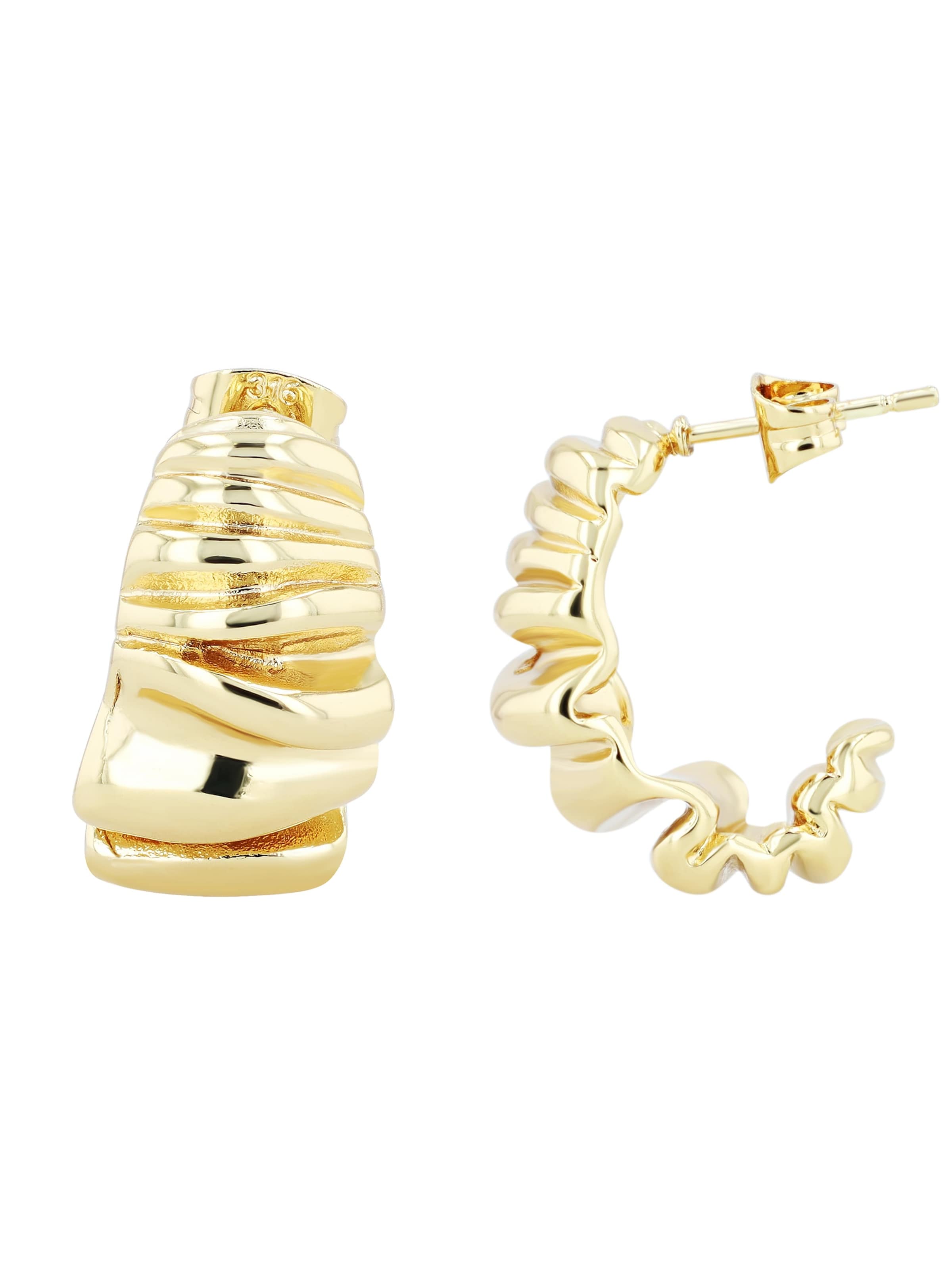 Akzent Earrings 'Valeska, langlebig' in Gold
