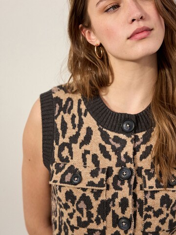 Gilet da completo di Next in marrone