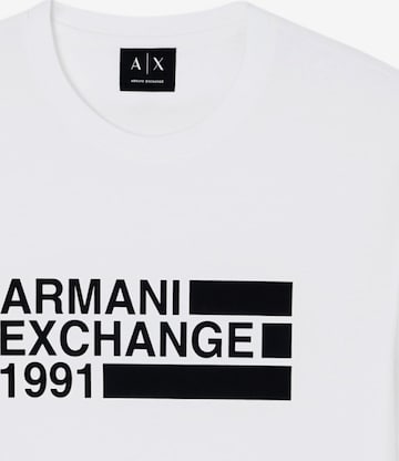 ARMANI EXCHANGE Shirt in White: front