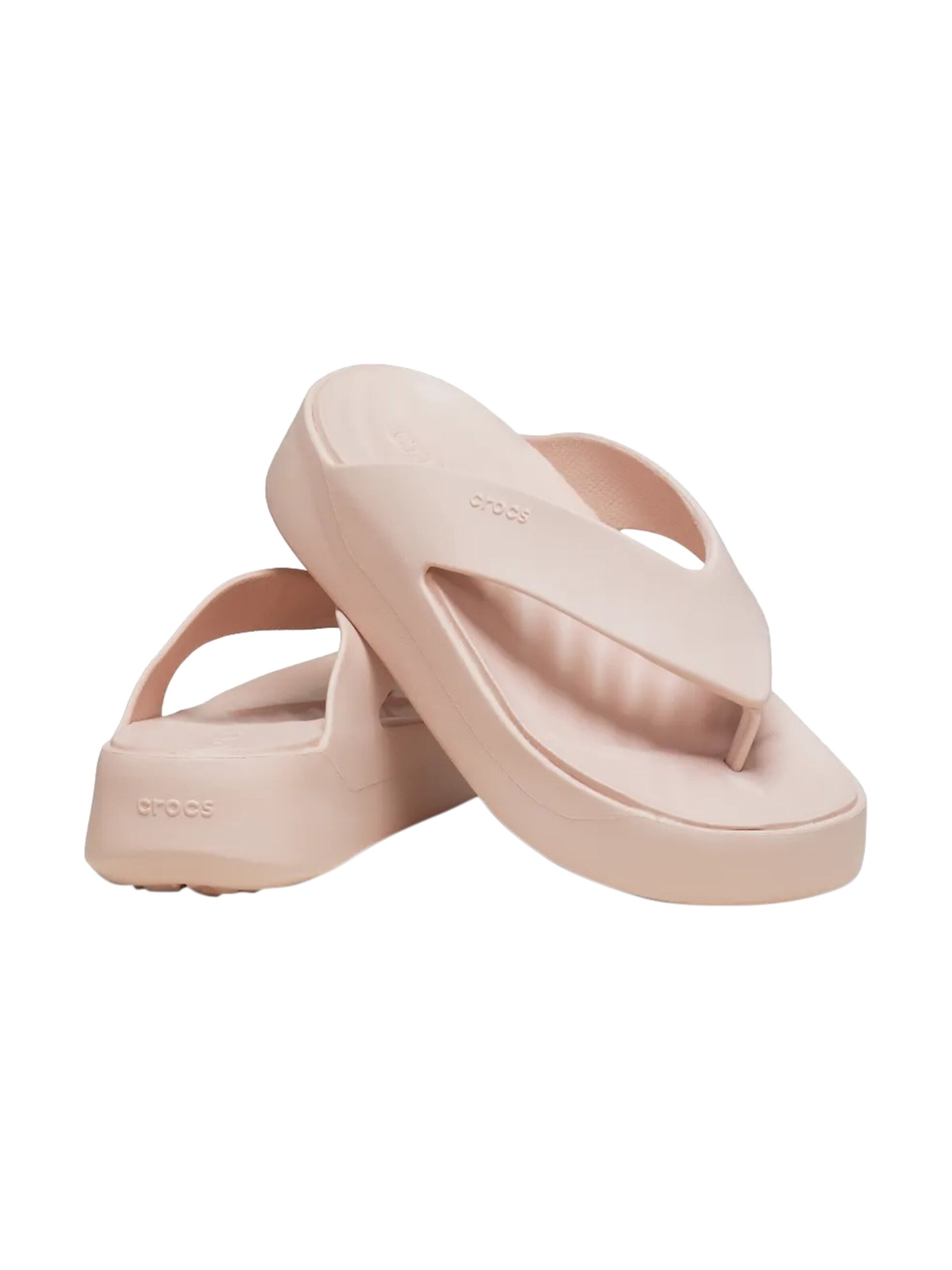 Crocs Sandały 'Getaway Platform Flip – Sandalen zum Hineinschlüpfen' w kolorze różowy
