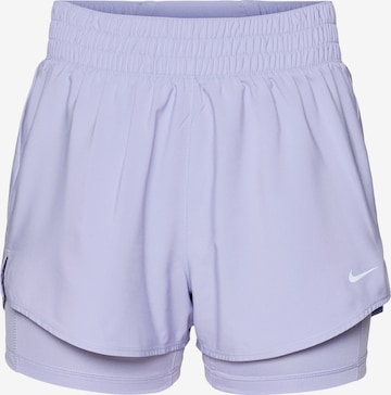 Pantaloni sportivi 'ONE' di NIKE in lilla: frontale