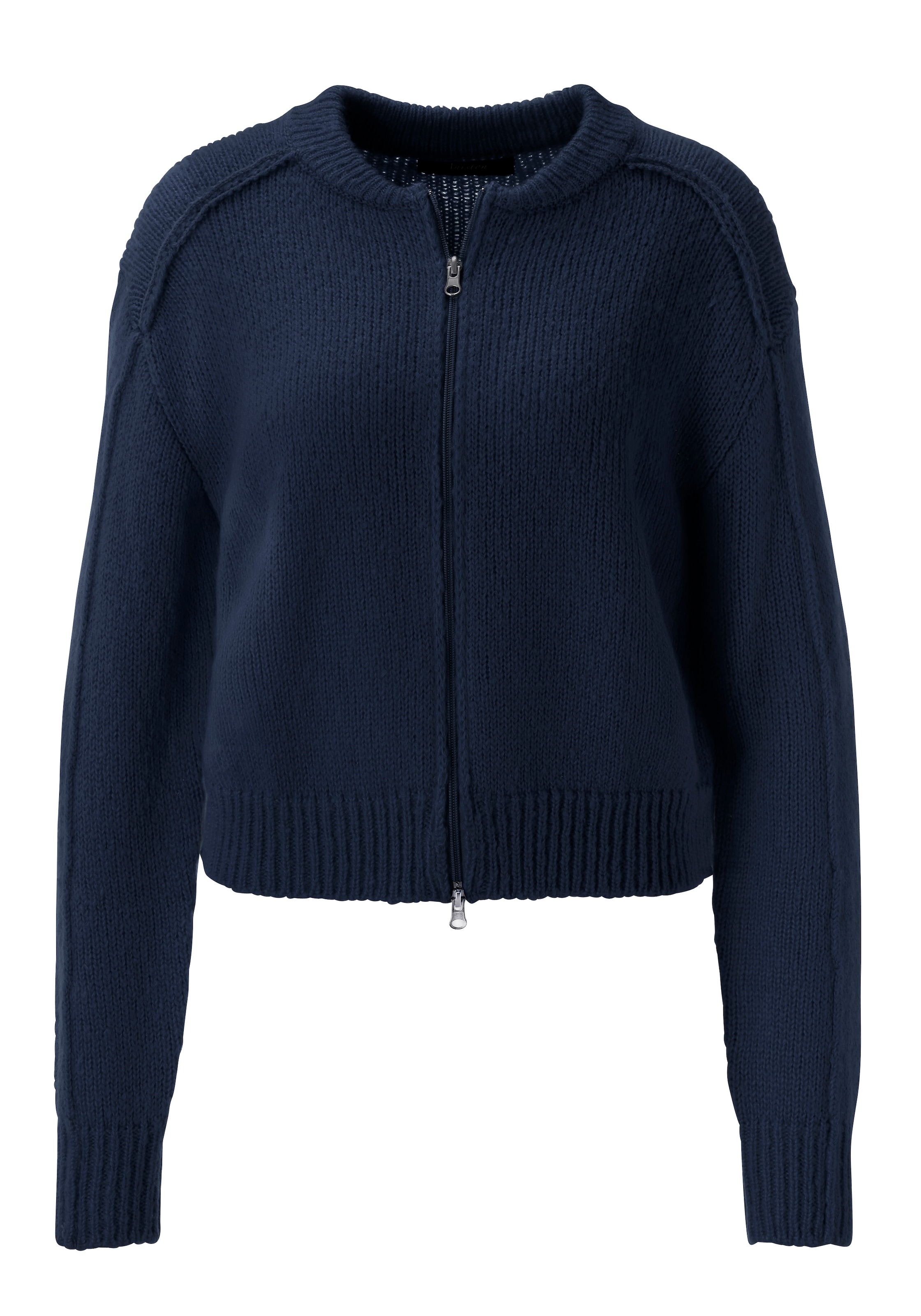 Aniston SELECTED Strickjacke in Blau: Vorderseite