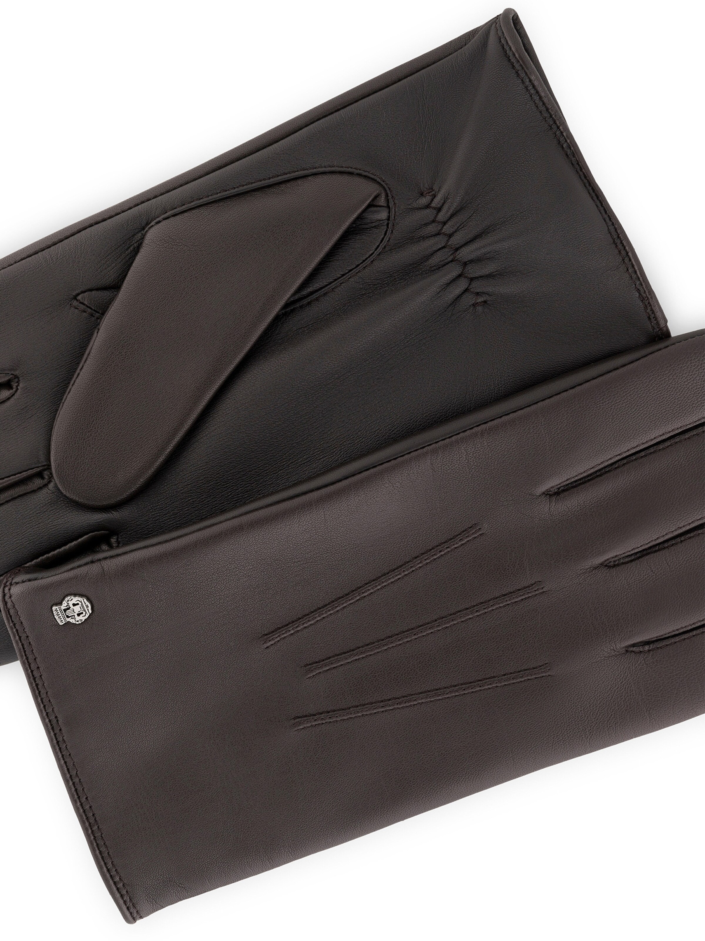 Roeckl Full Finger Gloves 'COBURG TOUCH' in Brown