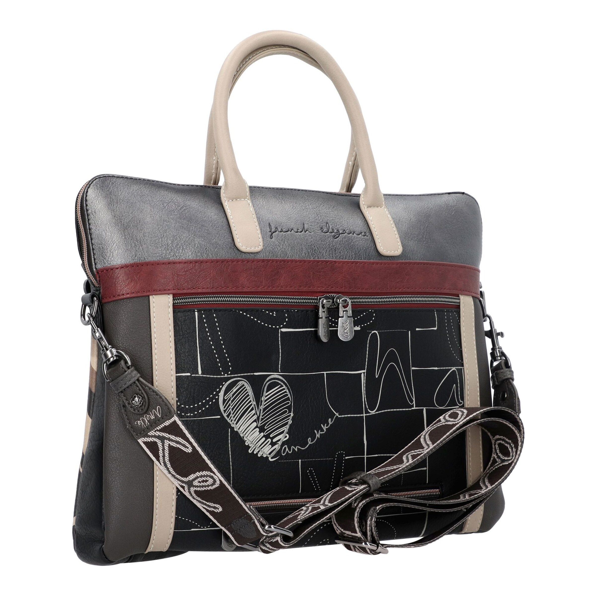 Anekke Document bag 'Mademoiselle' in Black