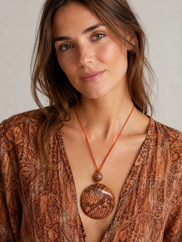 COLLEZIONE ALESSANDRO Necklace 'Serpente' in Red