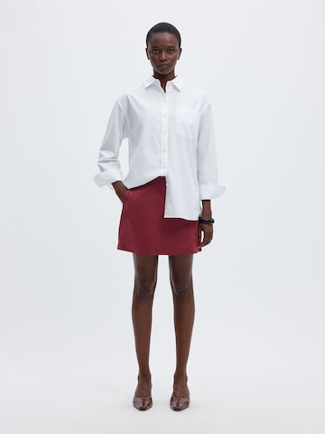 Jupe SELECTED en rouge